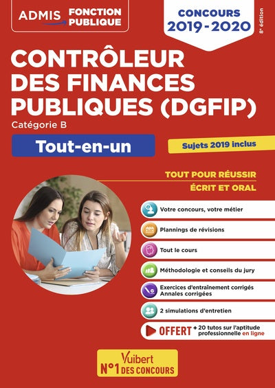 Concours Contrôleur des Finances publiques (DGFIP) - Catégorie B - Tout-en-un: Concours 2019-2020