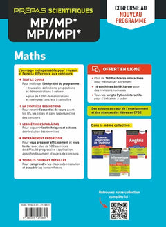 Maths MP/MP*-MPI/MPI* - Tout-en-un