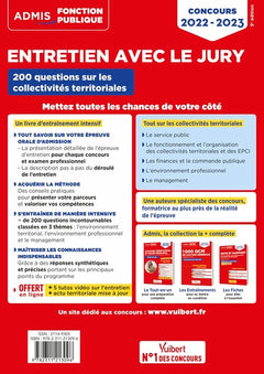 Entretien avec le jury - 200 questions sur les collectivités territoriales
