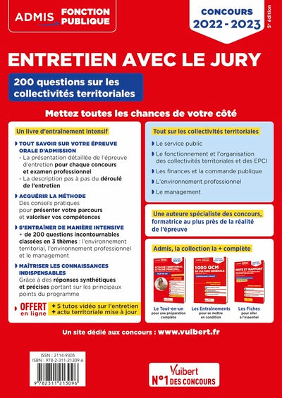 Entretien avec le jury - 200 questions sur les collectivités territoriales