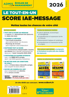 Le tout-en-un Score IAE-MESSAGE