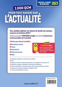 1000 QCM pour tout savoir sur l'actualité