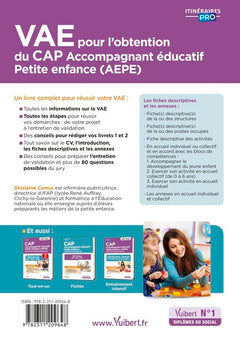 VAE pour l'obtention du CAP Accompagnant éducatif Petite enfance - AEPE: Tout-en-un