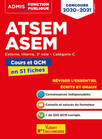 ATSEM - ASEM - Catégorie C - Cours et QCM en 51 fiches