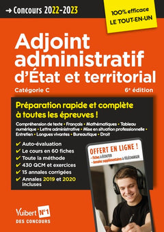 Concours Adjoint administratif d'Etat et territorial