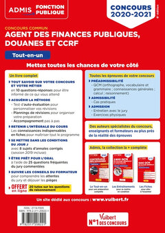 Concours commun Agent des finances publiques, douanes et CCRF - Catégorie C - Tout-en-un