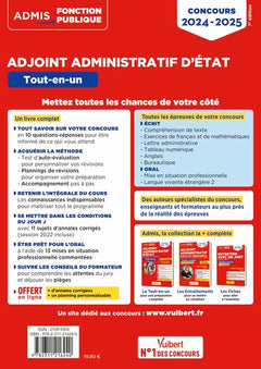 Concours Adjoint administratif d'État - Catégorie C - Tout-en-un