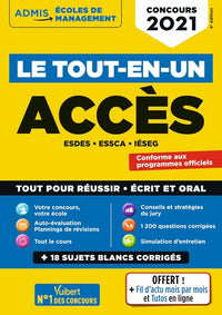 Le tout-en-un ACCES - 18 sujets blancs - Écrits et oraux