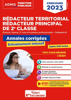 Concours rédacteur territorial et rédacteur principal 2e classe