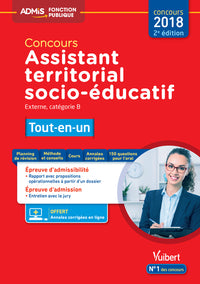 Concours Assistant territorial socio-éducatif - Catégorie B - Tout-en-un: Concours 2018