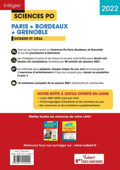 Sciences Po Paris + Bordeaux + Grenoble - Dossier + Oral