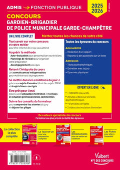 Concours Gardien-brigadier de police municipale et Garde-champêtre
