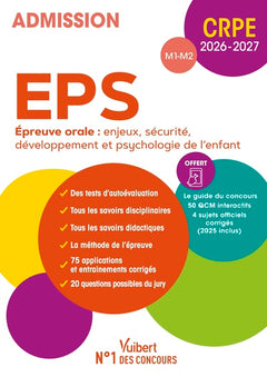 CRPE 2026-2027 - EPS - Epreuve orale d'entretien