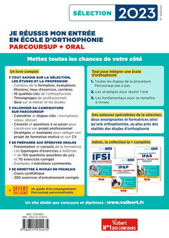 Je réussis mon entrée en école d'Orthophonie