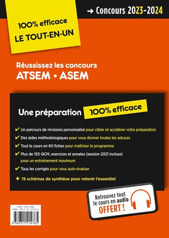 Concours ATSEM et ASEM - Catégorie C - Préparation rapide et complète à toutes les épreuves - Tout le cours en audio