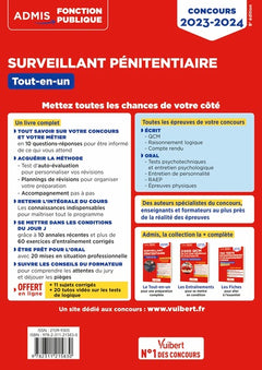 Concours Surveillant pénitentiaire - Catégorie C - Tout-en-un