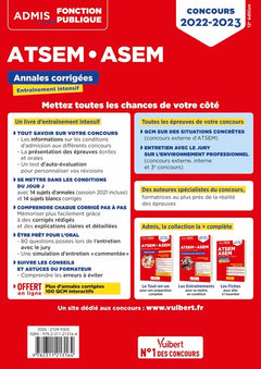 Concours ATSEM et ASEM - Catégorie C - Annales corrigées