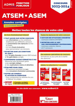 Concours ATSEM et ASEM - Catégorie C - Annales corrigées
