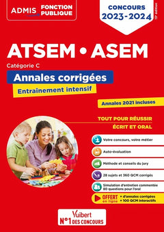 Concours ATSEM et ASEM - Catégorie C - Annales corrigées