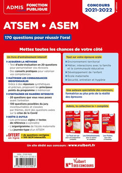 Concours ATSEM et ASEM - Catégorie C - 170 questions pour réussir l'oral