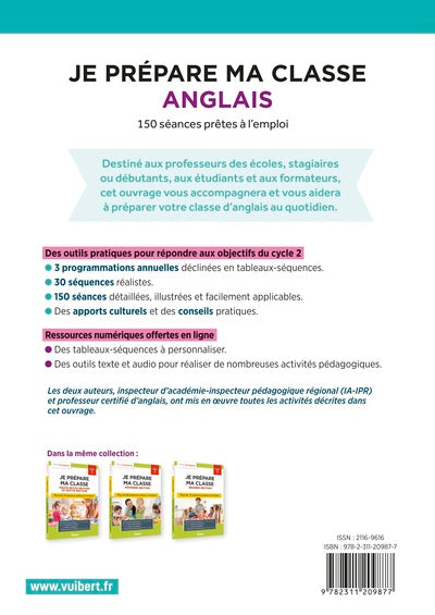 Professeur des écoles - Je prépare ma classe d'anglais