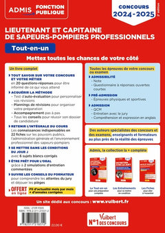 Concours Lieutenant et Capitaine de sapeurs-pompiers professionnels