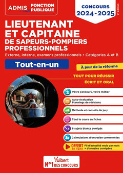 Concours Lieutenant et Capitaine de sapeurs-pompiers professionnels