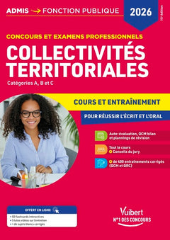 Collectivités territoriales 2026 - Cours et entraînement