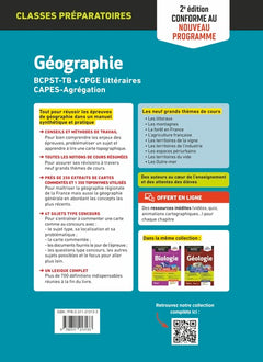 Mémento Géographie BCPST / TB / CPGE littéraires / CAPES / Agrégation - Conforme au nouveau programme
