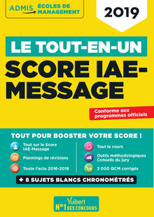 Le Tout-en-un Score IAE-Message: SIM 2019