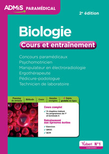 Concours paramédicaux - Biologie - Cours et entraînement