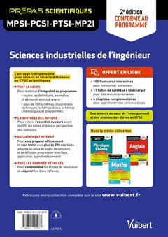 Sciences industrielles de l'ingénieur MPSI-PCSI-PTSI-MP2I - Tout-en-un