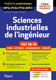 Sciences industrielles de l'ingénieur MPSI-PCSI-PTSI-MP2I - Tout-en-un