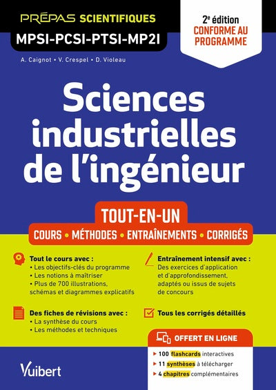 Sciences industrielles de l'ingénieur MPSI-PCSI-PTSI-MP2I - Tout-en-un