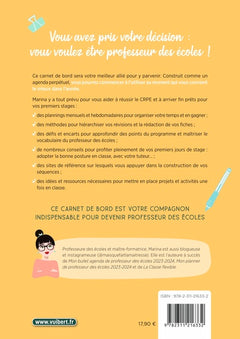 Mon carnet de bord pour devenir professeur des écoles