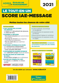 Le tout-en-un Score IAE-MESSAGE