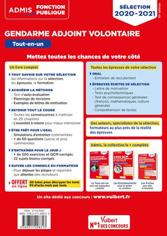 Gendarme adjoint volontaire - GAV APJA et GAV EP - Catégorie C - Tout-en-un: Épreuves de sélection 2020-2021