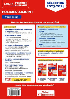 Policier adjoint - Catégorie C - Tout-en-un: Epreuves de sélection 2023-2024