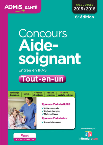 Concours aide-soignant - Entrée en IFAS - Tout-en-un