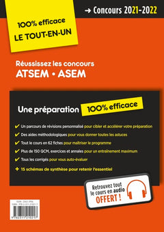 Concours ATSEM et ASEM - Catégorie C - Préparation rapide et complète à toutes les épreuves - Tout le cours en audio