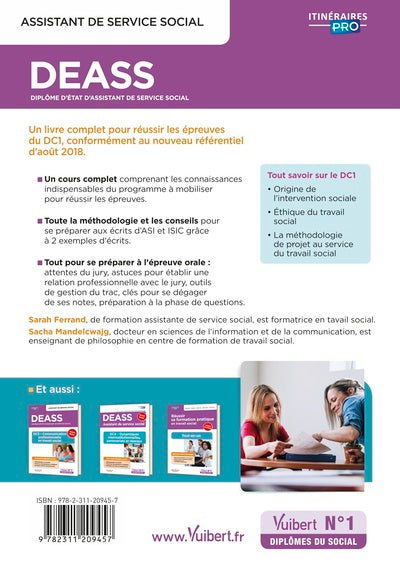 DEASS - DC1 Intervention professionnelle en travail social