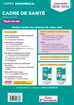 Concours Cadre de santé - Entrée en IFCS - Tout-en-un