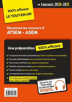 Concours ATSEM et ASEM - Catégorie C - Préparation complète et rapide à toutes les épreuves