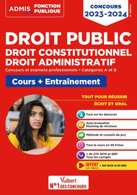 Droit public - Droit constitutionnel - Droit administratif - Cours et entraînement - Catégories A et B