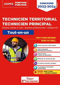 Concours Technicien territorial - Technicien principal - Catégorie B - Tout-en-un