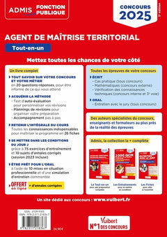 Concours Agent de maîtrise territorial 2025