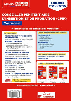 Concours Conseiller pénitentiaire d'insertion et de probation (CPIP) - Catégorie A - Tout-en-un
