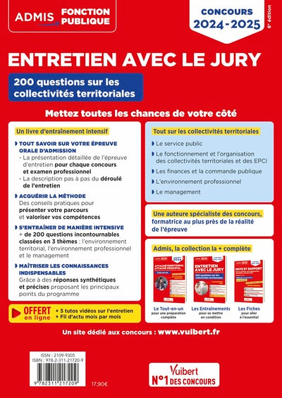 Entretien avec le jury - 200 questions sur les collectivités territoriales