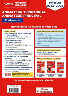 Concours Animateur territorial et Animateur principal - Catégorie B - Tout-en-un