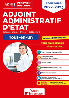 Concours Adjoint administratif d'État - Catégorie C - Tout-en-un: Concours 2022-2023